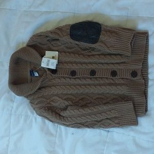 Baby Gap Boys Tan Cardigan Sweater 2T